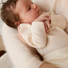 Jamie Kay/Merino Kids Merino Long Sleeve Envelope Bodysuit - Cloud