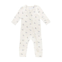 Jamie Kay Organic Cotton Reese Zip Onepiece - Whales