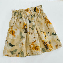 Tilly Skirt | Mustard Peonies